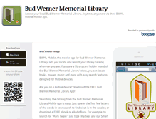 Tablet Screenshot of budwerner.boopsie.com