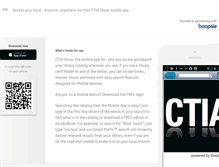 Tablet Screenshot of ctiashow.boopsie.com